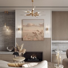 Настольная лампа LED 9W (3*3W) 3000K 460Лм Odeon Light KOLOS 5449/9TL