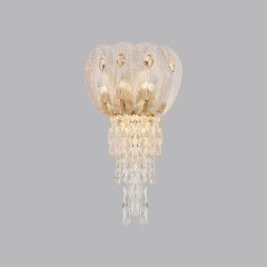 5048/4W HALL ODL24 519 золото/прозрачный/янтарный/металл/хрусталь/стекло Бра G9 4*40W PAROTI