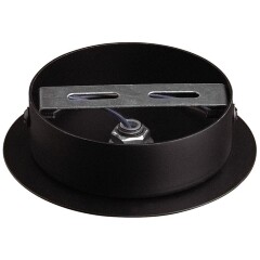 6555/1W CLASSI LN24 черный/дымчатый/металл/стекло Бра E14 1*40W 220V MADONNA