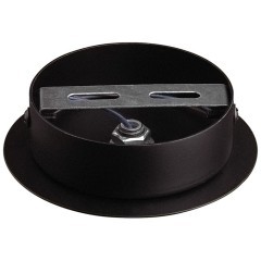 6555/1W CLASSI LN24 черный/дымчатый/металл/стекло Бра E14 1*40W 220V MADONNA