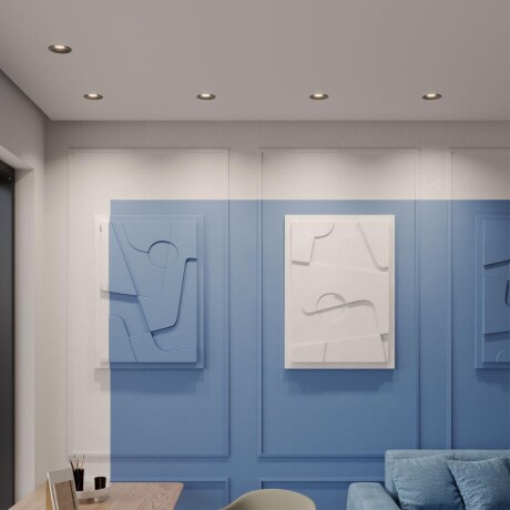 Novotech ECLAT 359885 Черный встраиваемый светильник диаметром 71мм, с CCT переключателем цветовой температуры LED 7Вт 530Лм CRI≥90 UGR≤16 45° 3000-4000-6000К IP20 220V (коэффициент пульсации<1%)