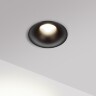 Novotech ECLAT 359885 Черный встраиваемый светильник диаметром 71мм, с CCT переключателем цветовой температуры LED 7Вт 530Лм CRI≥90 UGR≤16 45° 3000-4000-6000К IP20 220V (коэффициент пульсации<1%)