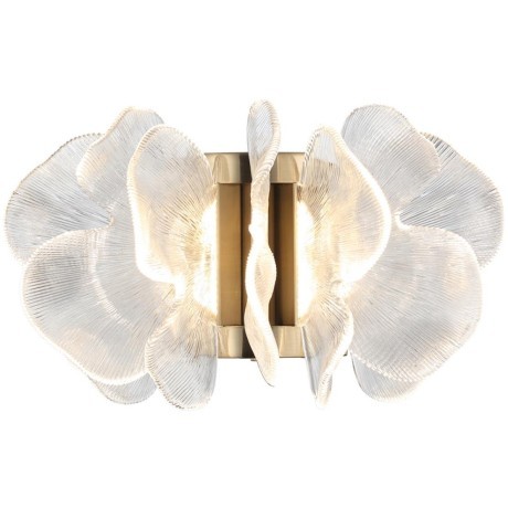 5089/25WL L-VISION ODL25 559 под латунь/прозрачный/акрил Бра LED 25W 3500K 1643Лм SIAMA