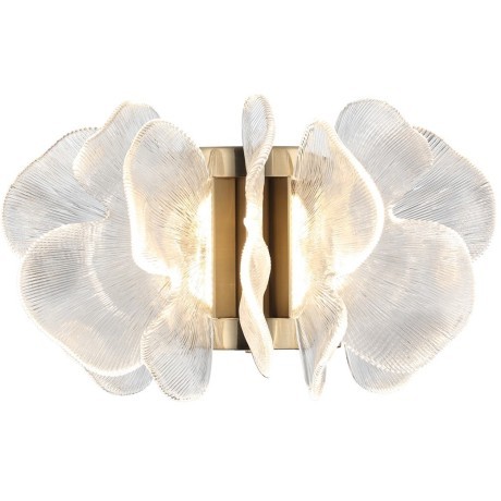 5089/25WL L-VISION ODL25 559 под латунь/прозрачный/акрил Бра LED 25W 3500K 1643Лм SIAMA