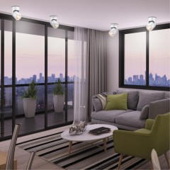 Накладной потолочный светильник Novotech 370454 PIPE под лампу 1xGU10 50W