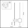 Бра Odeon Light 4257/18WL STILO светодиодная LED 18W