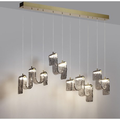 5106/52L Люстра линейная Odeon Light L-VISION LED Ra90 Lm2472 52W 4000K FLOW