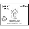 Уличный светильник встраиваемый в дороги и стены Novotech 369951 GROUND IP67 под лампу 1xGU10 9W