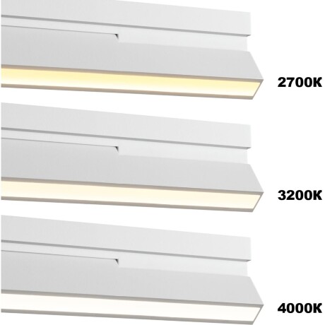 Novotech EOS 359769 Белый накладной поворотный светодиодный светильник книжка, шириной 20см, с матовым белым рассеивателем, CCT перекл. цветовой температуры на драйвере, LED 12Вт 653Лм CRI90 120° 2700;3200;4000К IP20 220В, коэф. пультсации < 1%