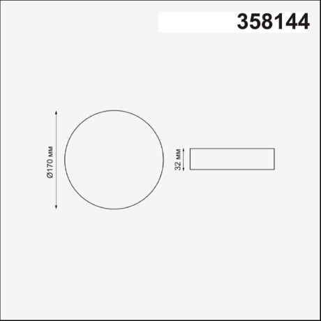 Встраиваемый светильник Novotech 358144 MON светодиодный LED 18W
