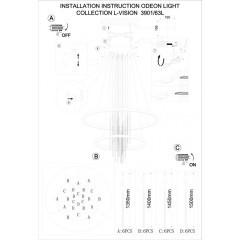Подвесной светильник Monica 3901/63L