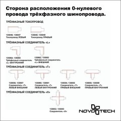 Трехфазный трековый светильник с перекл. цв.температуры и мощности Novotech NAIL 359031