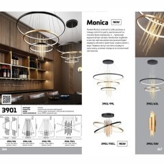 Люстра подвесная Odeon Light 3901/99L MONICA светодиодная LED 113W