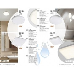 Встраиваемый светильник Novotech 358681 PANDORA IP54 светодиодный LED 20W