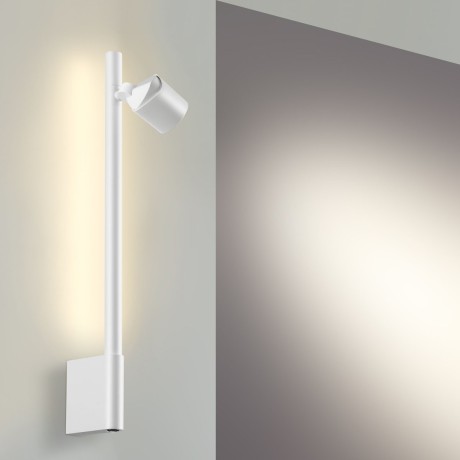 359312 OVER NT24 000 белый Светильник настенный диммируемый (выключатель) IP20 LED 7W+7W 4000K 220-240V FERMO