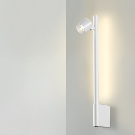 359312 OVER NT24 000 белый Светильник настенный диммируемый (выключатель) IP20 LED 7W+7W 4000K 220-240V FERMO