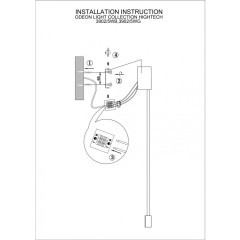 Бра Odeon Light 3902/5WB Satellite светодиодная LED 5W