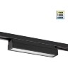 Novotech ITER 359783 Черный линейный однофазный двухжильный трековый светильник, 20см, с CCT переключением цветовой температуры, LED 12Вт 697Лм CRI≥90 108° 2700-3200-4000К IP20 220V