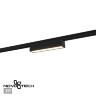 Novotech ITER 359783 Черный линейный однофазный двухжильный трековый светильник, 20см, с CCT переключением цветовой температуры, LED 12Вт 697Лм CRI≥90 108° 2700-3200-4000К IP20 220V