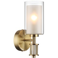 5088/1WA CLASSIC ODL25 655 античная бронза/стекло Бра E14 1*40W SAGA