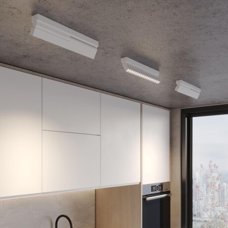 Novotech EOS 359764 Белый накладной поворотный светодиодный светильник книжка шириной 30см, глазковые светодиоды, CCT перекл. цветовой температуры на драйвере, LED 18Вт 872Лм CRI90 26° 2700;3200;4000К IP20 220В, коэф. пультсации < 1%