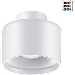 Накладной потолочный светильник Novotech 358970 Giro светодиодный LED 12W вниз + 3W вверхW