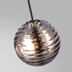 5041/12WL MODERN ODL24 425 черн./золото/дымчатый/металл/стеко Бра LED 12W 4000К 1526Лм TRONI