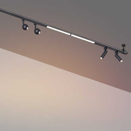 359363 Светодиодный модульный трековый светильник SMART (TUYA, Алиса, Bluetooth, Wi-Fi) Novotech Glat CRI90+ 3000-6000К 1280Лм 110° 16W