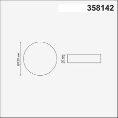 Встраиваемый светильник Novotech 358142 MON светодиодный LED 12W