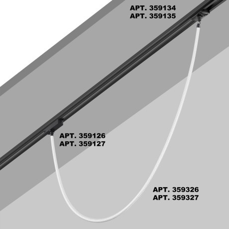 359326 KONST NT24 000 черный Светильник светодиодный IP20 LED 3000K 14W 170-265V 1360Лм RAMO