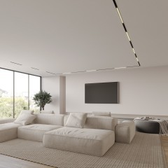 359479 Трековый светодиодный TUYA SMART светильник Novotech Flum CRI90+ 3000-6500К 960Лм 100° 12W Bluetooth Wi-Fi Алиса