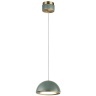 Odeon Light LULU 5452/6L Декоративный светодиодный подвесной светильник с зеленым керамическим плафоном и бронзовым основанием 6W 3000K CRI80 550Лм