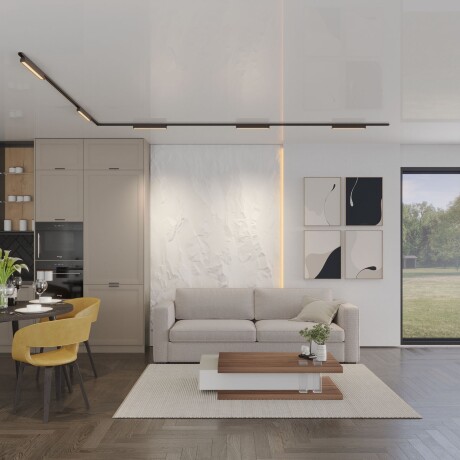 Novotech ITER 359788 Черный линейный однофазный трехжильный трековый светильник, 40см, с CCT переключением цветовой температуры, LED 24Вт 1294Лм CRI≥90 108° 2700-3200-4000К IP20 220V