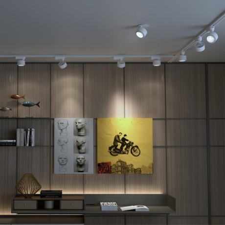 Трехжильный однофазный трековый светодиодный светильник Novotech EDDY 358943 1400лм 15Вт