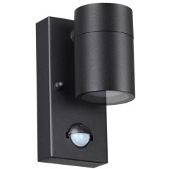 Уличный настенный светильник с датчиком движения и датчиком освещенности Motto 4389/1W