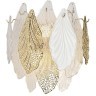 5052/3W HALL ODL24 507 золото/белый/прозрачный/металл/стекло/фарфор/металл Бра E14 3*40W LACE