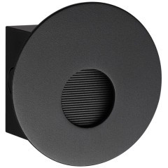 7165/3WL Светодиодная черная подсветка для лестниц и пола встр. в стены 3W 2700K 73Лм ODEON LIGHT ESCALA