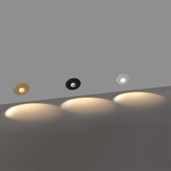 7165/3WL Светодиодная черная подсветка для лестниц и пола встр. в стены 3W 2700K 73Лм ODEON LIGHT ESCALA