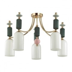 Люстра потолочная Odeon Light 4861/5C Candy под лампы 5xE14 5*40W