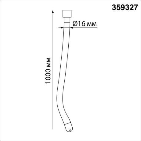 359327 KONST NT24 000 черный Светильник светодиодный IP20 LED 4000K 14W 170-265V 1360Лм RAMO