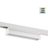 Novotech ITER 359789 Белый линейный однофазный трехжильный трековый светильник, 20см, с CCT переключением цветовой температуры, LED 12Вт 697Лм CRI≥90 108° 2700-3200-4000К IP20 220V