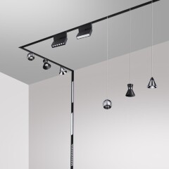 358393 Трековый светодиодный светильник Novotech Flum CRI90+ 4000К 850Лм 24° 10W