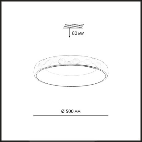 Светильник LED 56Вт 3000-6000K IP43 ССТ Sonex LACUNA 7771/56L