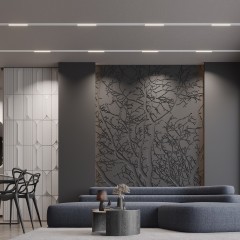 359628 Трековый светильник Novoyech SHINO со сменой цв.температуры, пульт ДУ/Tuya Smart Life IP20 LED Ra90 Lm450 10W 48V 3000-6000K FLUM