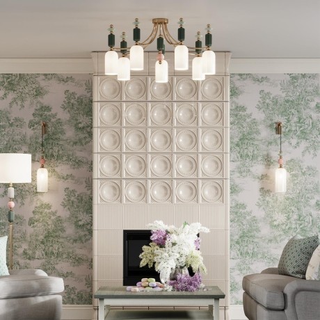 Люстра потолочная Odeon Light 4861/7C Candy под лампы 7xE14 7*40W