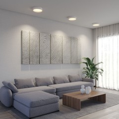 359600 Светильник накладной Novotech OVER с переключ. цв. температуры IP20 LED Ra90 Lm2200 36W 220-240V 3000К\4000К\6000К ORBIS