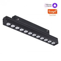 359488 Трековый светодиодный TUYA SMART светильник Novotech Flum CRI90+ 3000-6500К 960Лм 38° 12W Bluetooth Wi-Fi Алиса