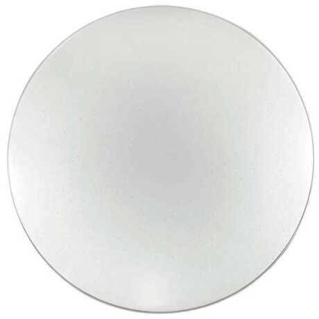 Sonex ABASI 2052/CLN Круглый светодиодный потолочный светильник диаметром 36см с белым плафоном (с вкраплениями) и хромированным основанием, мощность 36Вт яркость 3784Лм 4000K CRI80 IP43