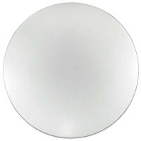 Sonex ABASI 2052/CLN Круглый светодиодный потолочный светильник диаметром 36см с белым плафоном (с вкраплениями) и хромированным основанием, мощность 36Вт яркость 3784Лм 4000K CRI80 IP43