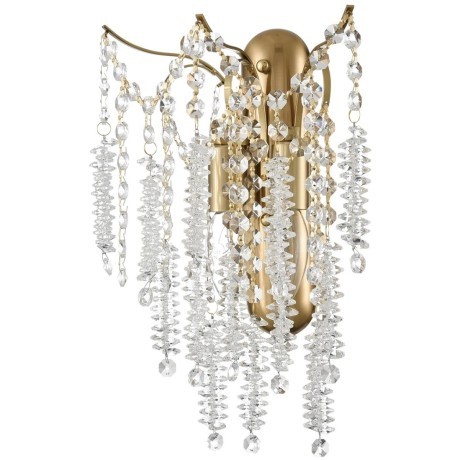 8243/2W CLASSI LN25 латунь, металл/хрусталь бра E14 2*40W 220V KRISTINA